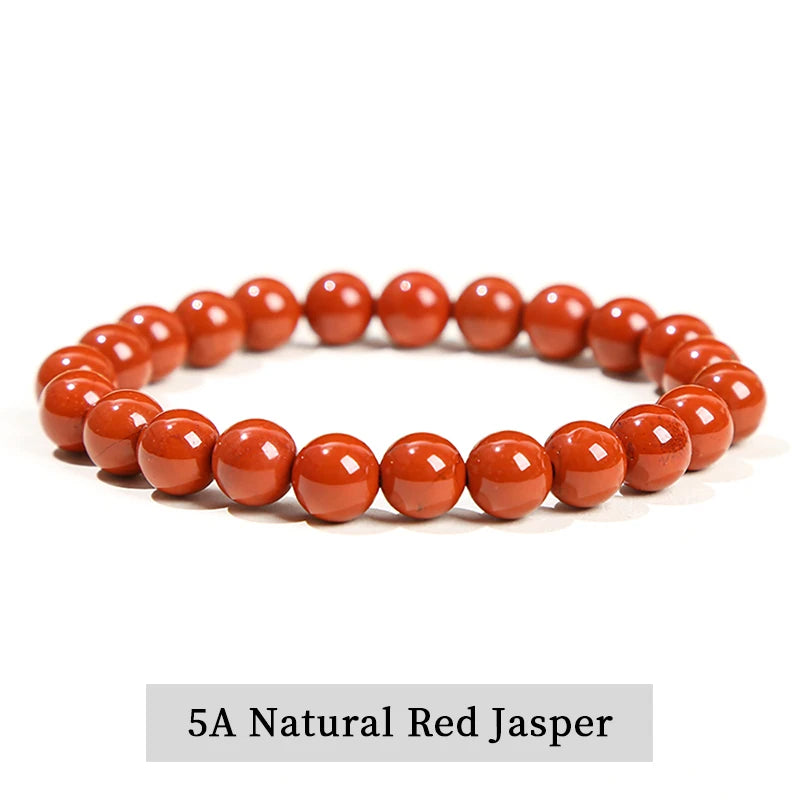 Pulsera de Cuentas de Piedra Natural – Pulsera de Gemas de Amatista, Ojo de Tigre, Cuarzo Cristal y Ágata para Mujeres y Hombres, Regalo de Joyería de Energía Reiki