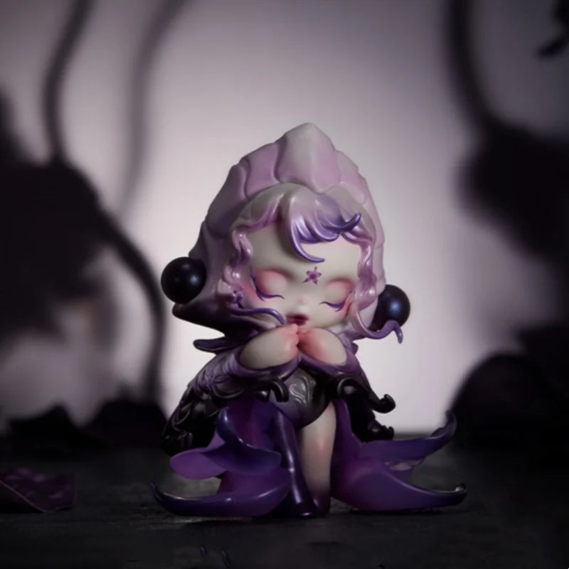 POPMART SKULLPANDA Petals in Four Acts Series Blind Box – Kawaii Anime Collectible Action Figure Mystery Box, Surprise Toy Gift