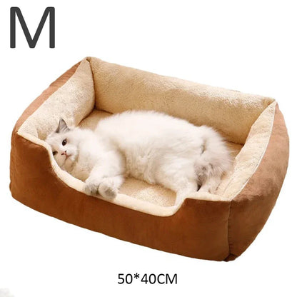 Cama para gatos, casita cómoda para mascotas, cesta suave y cojín para gatos y perros pequeños, cama cómoda para dormir gatitos, accesorios para mascotas