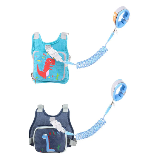 Correa de seguridad antipérdida de muñeca para niños, arnés de seguridad ajustable para caminar para niños para viajes y uso al aire libre