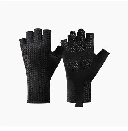 Guantes de Ciclismo Transpirables de Medio Dedo de Verano – Guantes Ultraligeros para Bicicleta de Carretera con Almohadillas Antideslizantes de Silicona para Ciclismo, MTB y Deportes al Aire Libre