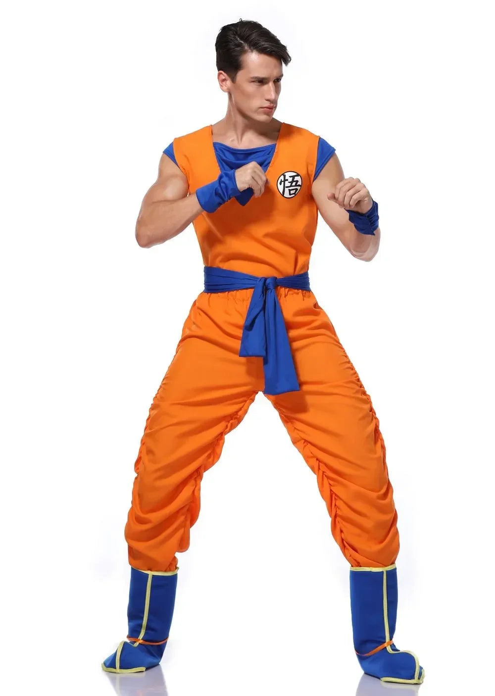 Dragon Ball Master Roshi (Kame Sennin) Cosplay Costume – Adult Men Anime Jumpsuit Outfit for Halloween, Carnival & Roleplay Events