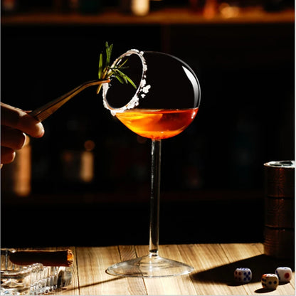 Creative Fish-Shaped Cocktail Glass – Unique Thorn, Octopus & Bird Design Goblet for Bar, KTV, Nightclub & Party Drinks