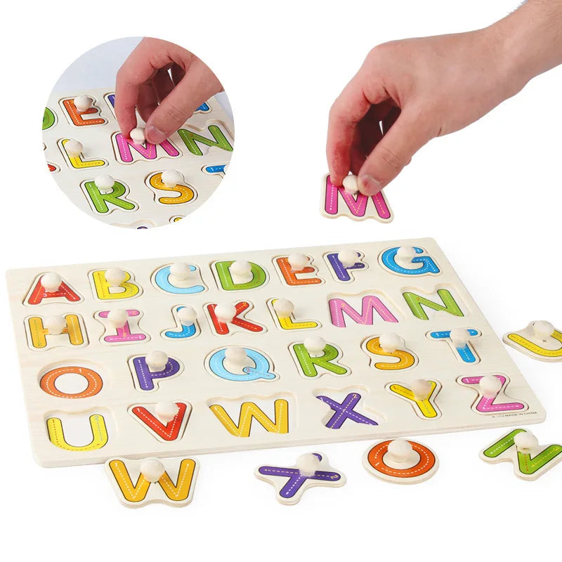 Jouet de puzzle en bois Montessori pour bébé – Jeu d'apprentissage éducatif pour les tout-petits de 1 à 3 ans, activité de développement cérébral d'association de formes pour enfants, cadeau d'anniversaire et jouet d'apprentissage précoce