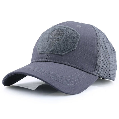 2026 Unisex Summer Baseball Cap – Breathable Sun Protection Hat for Men & Women, Outdoor Sports Skull Head Cap