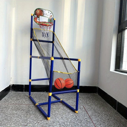 Arcade Basketball Game Set – Indoor/Outdoor Dual Play Toy with Pump & Balls, Easy Setup Gift for Kids & Parties