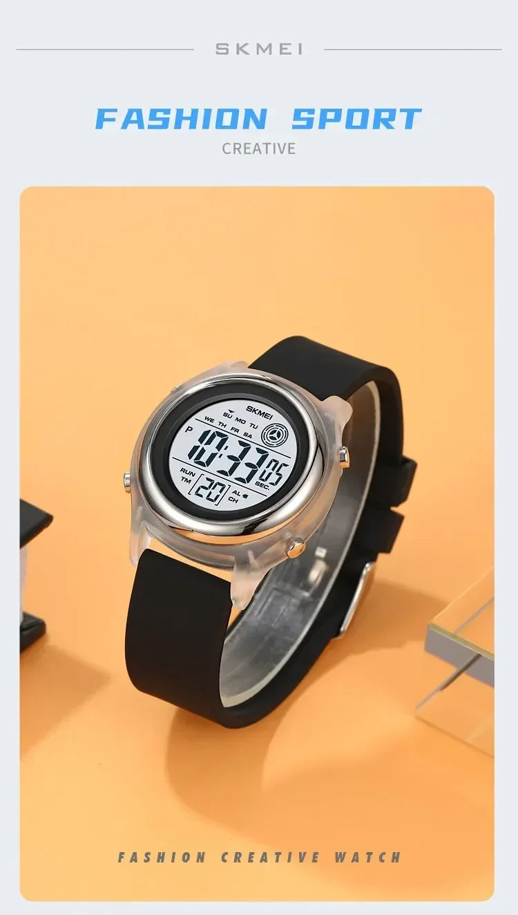 SKMEI 2094 Waterproof Shockproof Digital Sport Watch (Women’s Luxury Countdown Stopwatch)