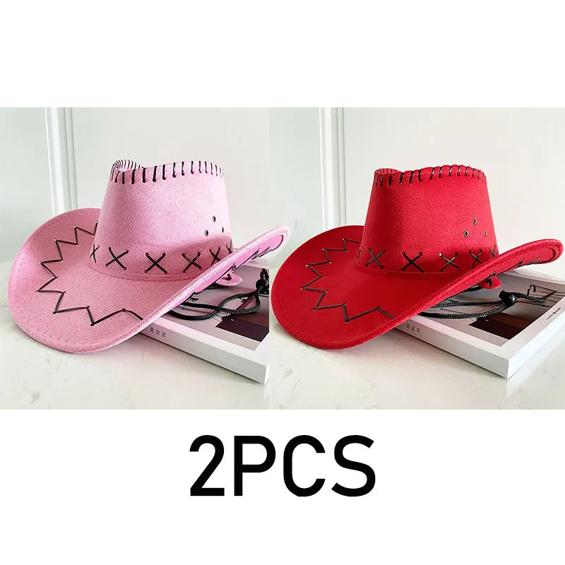 Bride Cowgirl Cowboy Hat – White Western Hat for Bachelorette Parties, Weddings & Bridal Showers