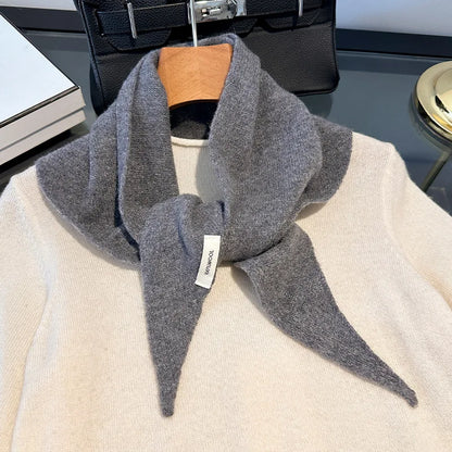 100% Wool Winter Scarf for Women Long Warm Cashmere Feel Shawl Wrap Solid Pashmina Hijab Head Scarf