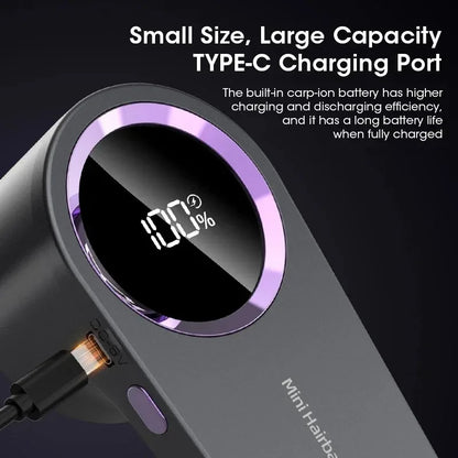 Rechargeable Electric Fabric Shaver – Portable Lint & Fuzz Remover with LED Display for Clothes & Upholstery