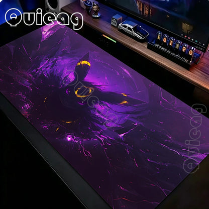 Pokémon Eevee Kawaii Rainbow XXL Mouse Pad – Anime Gaming Desk Mat for Laptop & Office