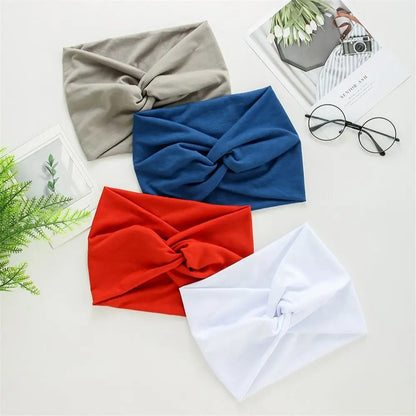 Extra Large Twisted Headband – Thick Wide Turban Hair Wrap for Women | Workout Yoga Fashion Hair Accessories