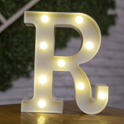 Alphabet & Number LED Night Lights – Personalized Letter Lamps for Birthday Parties, Weddings, Bedrooms, Wall Decor & Home Decorations