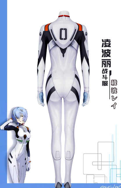 Ayanami Rei Cosplay Costume – Neon Genesis Evangelion Game Uniform (Unisex Outfit for Halloween, Carnival & Party Props)