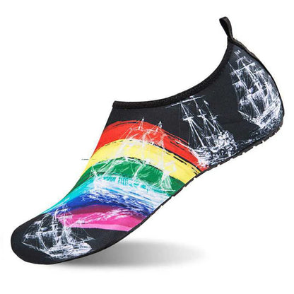 Water Shoes Socks for Men, Women & Kids – Thin Anti-Slip Swim Shoes for Beach, Surfing, Diving, Yoga, Fitness & Water Sports