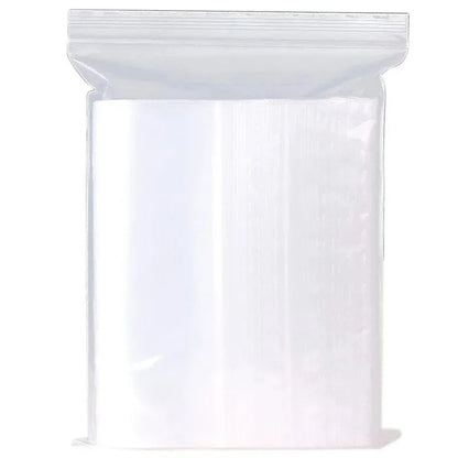 100/200 bolsas transparentes con cierre de cremallera – Bolsas de plástico gruesas resellables para alimentos, joyas, organización de cocina, almacenamiento de artículos pequeños y suministros de embalaje