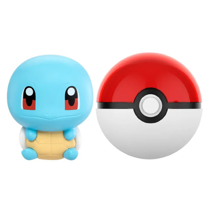 Pokémon Poké Ball Mini Action Figures Set – Pikachu Charmander Bulbasaur Anime Model Toy Gift for Kids
