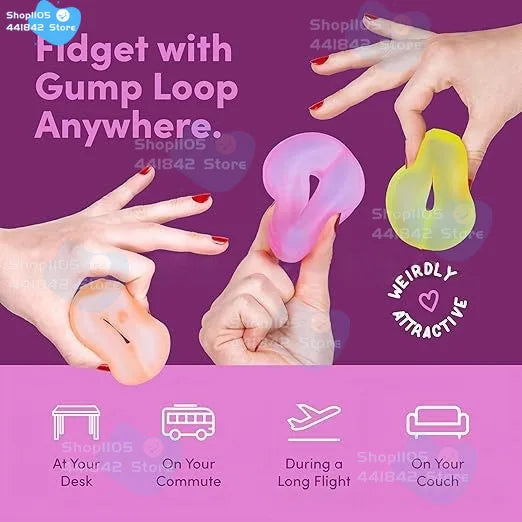Pelota Antiestrés 2026 Speks Gump Loop – Juguete Blando de Gel para Aliviar el Estrés, Juego Sensorial, Niños y Adultos
