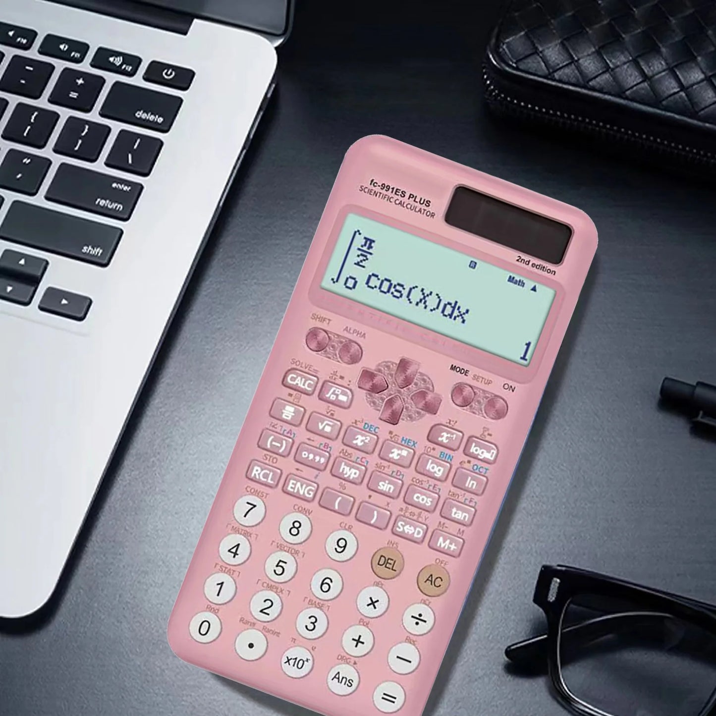 FC-991ES PLUS Scientific Calculator – 417-Function Math Calculator with 10+2 Digit Display, Dual Power for Students & School