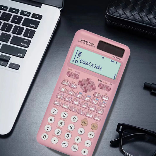 FC-991ES PLUS Scientific Calculator – 417-Function Math Calculator with 10+2 Digit Display, Dual Power for Students & School