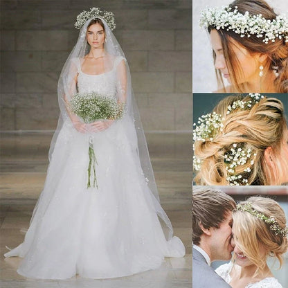 1 Fleur Artificielle Haleine de Bébé de 63 cm – Gypsophile Artificiel Réaliste pour Bouquets DIY, Mariages, Fêtes et Décoration Intérieure