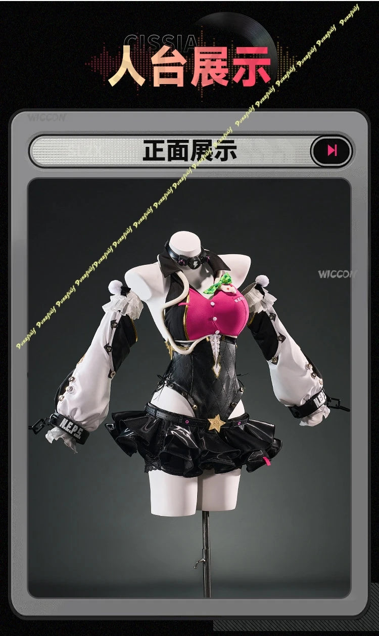 Cissia Cosplay Costume – Zenless Zone Zero New Character Full Set | Women’s Performance Outfit (Party / Halloween / Cosplay Wear)