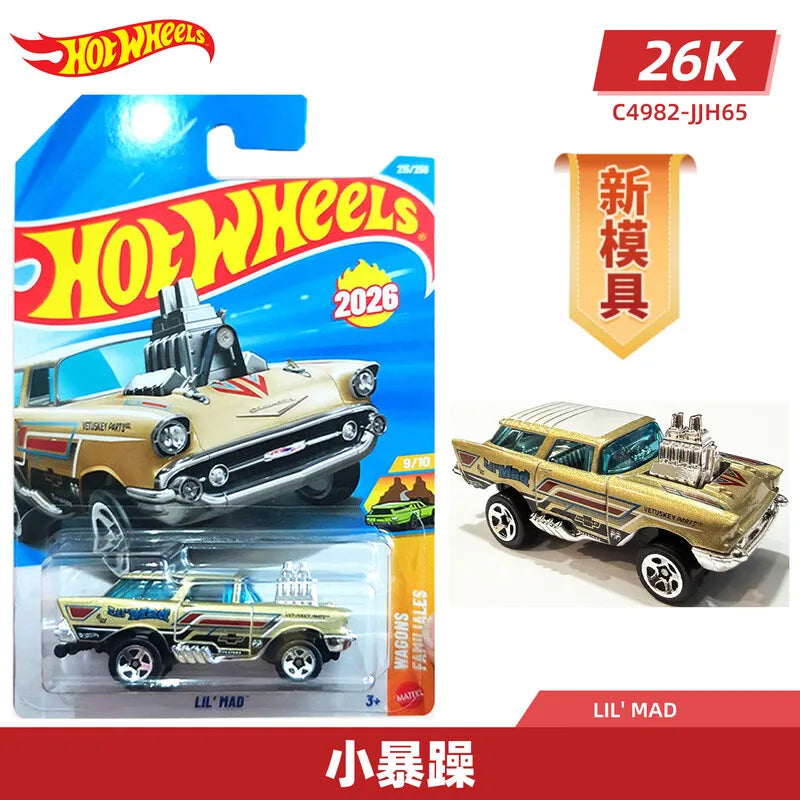 Hot Wheels C4982 Lote 2026K Coche de metal a escala 1:64 – Ferrari, BMW, Nissan GT-R, Supra y F1, Juguete coleccionable de aleación en miniatura