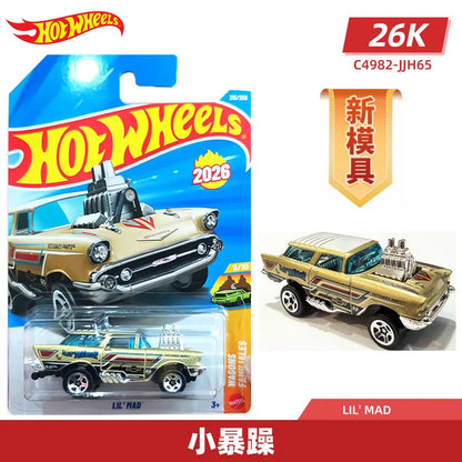 Hot Wheels C4982 Lote 2026K Coche de metal a escala 1:64 – Ferrari, BMW, Nissan GT-R, Supra y F1, Juguete coleccionable de aleación en miniatura