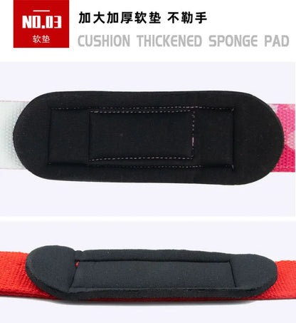 1Pair Non-Slip Weightlifting Straps – Gym Wrist Wraps for Dumbbell Training, CrossFit, Strength Workouts & Fitness Exercise Support