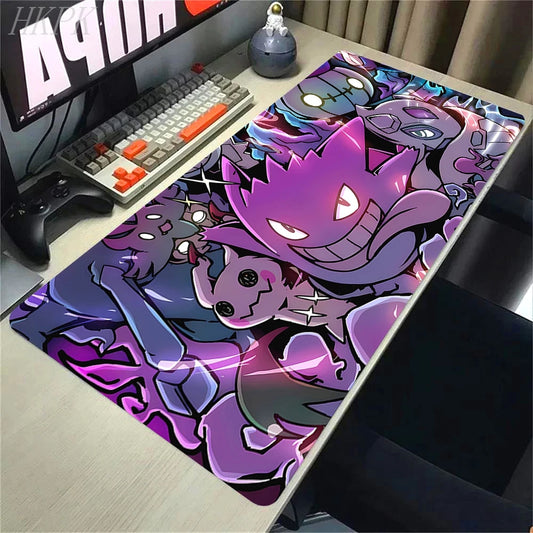 Alfombrilla de ratón Gengar Gaming – Alfombrilla de escritorio grande extendida con diseño LockEdge para teclado y ordenador