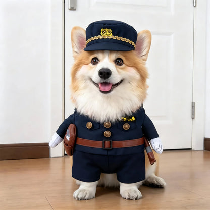 Funny Halloween Pet Transformation Costume – Cute Costume Outfit for Small Dogs & Cats, Creative Pet Clothing for Halloween Parties & Dress-Up