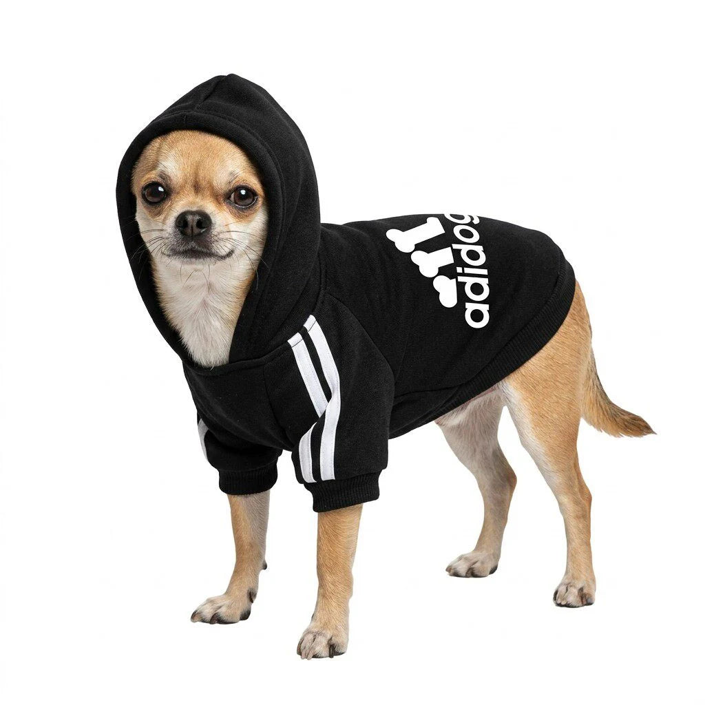 XS-5XL Fashion Dog Hoodie – Warm Cotton Sweatshirt Jacket for Small, Medium & Large Dogs, Two-Legged Pet Clothes for Everyday Wear
