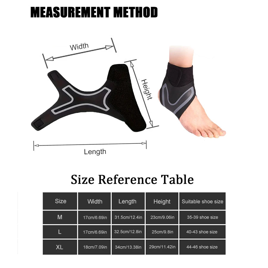 WRELS Sports Ankle Brace – Adjustable Compression Support Sleeve with Breathable Elastic Strap for Fitness & Athletics