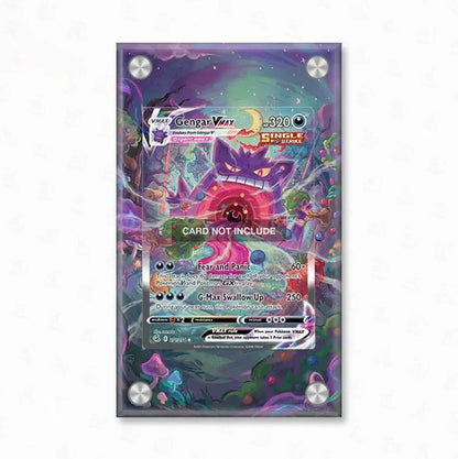 Acrylic Extended Artwork Ptcg Collection Evaluation Level Diy Card Display Case for Gengar Vmax Card Display Case Ornament Gifts