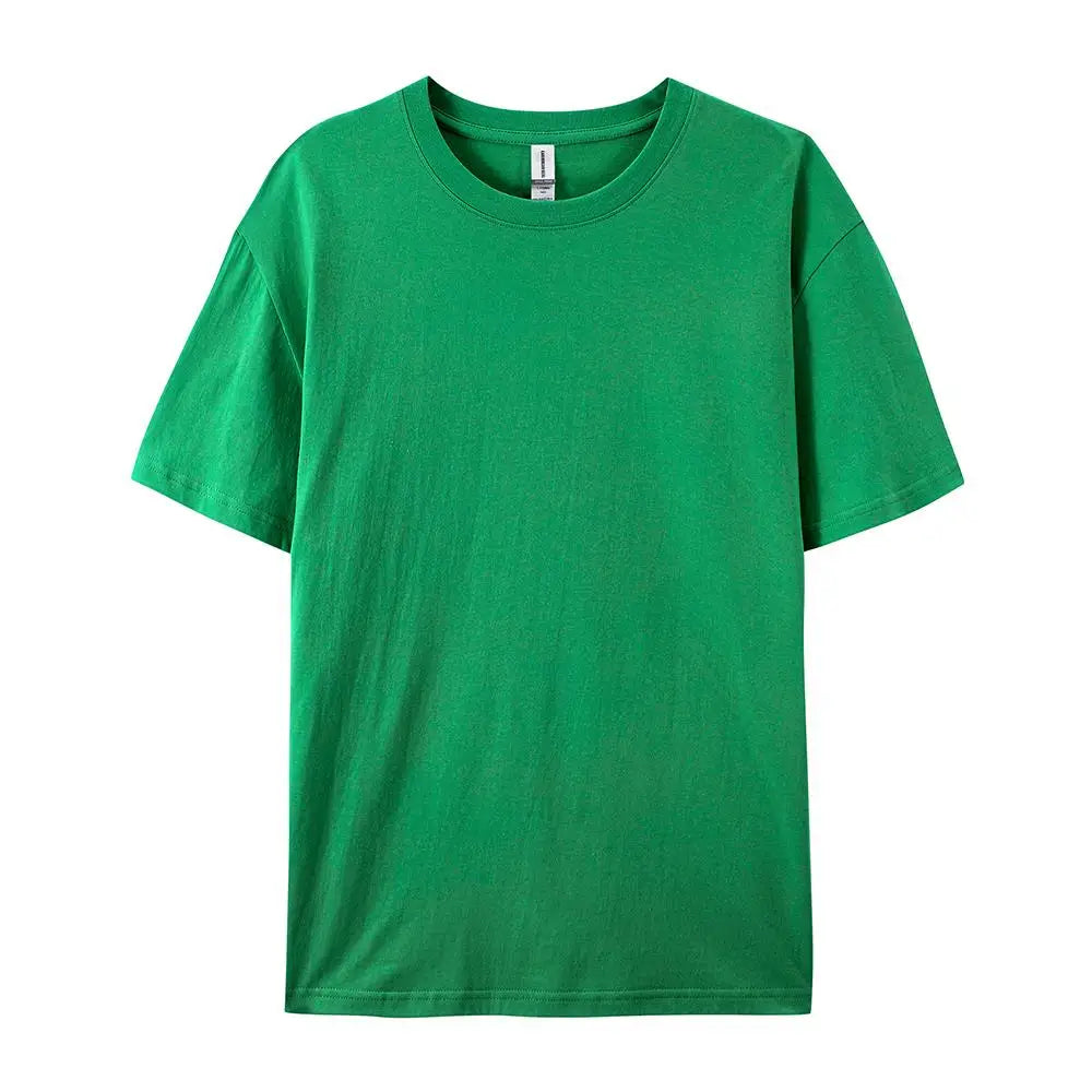 Women’s 100% Cotton Solid T-Shirt Summer Casual Sporty Loose Short Sleeve O-Neck Tee White Black