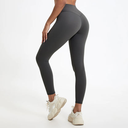 Women’s High Waist Yoga Leggings – Super Soft Gym Running Workout Tights with Push-Up Fit