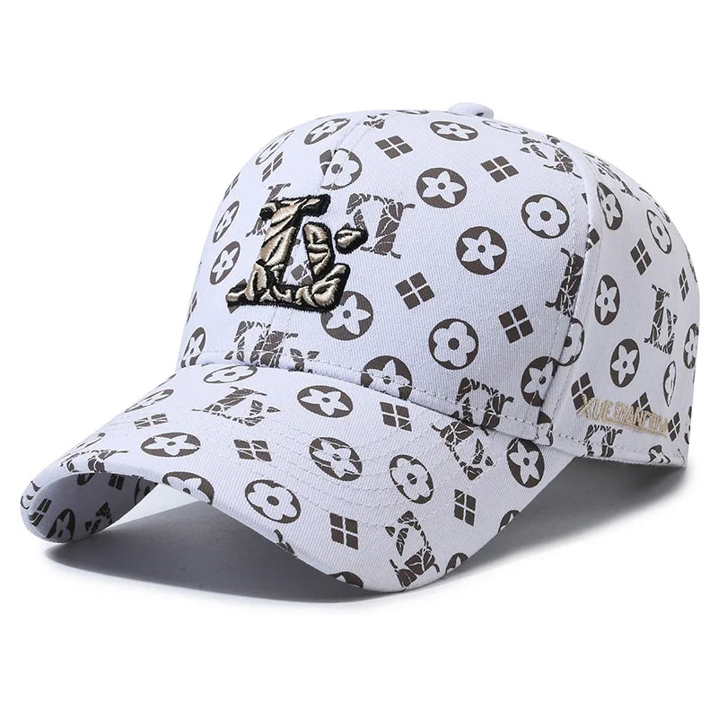 Embroidered Baseball Cap – Fashionable Unisex Letter Hat for Couples with Sunshade & UV Protection, Versatile Casual Headwear