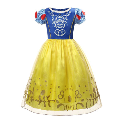 Vestido de disfraz de princesa para niña – Traje de fiesta de cuento de hadas para Halloween, carnaval y regalos de cumpleaños