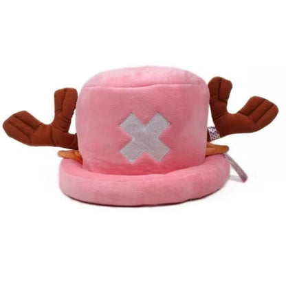 Tony Tony Chopper Plush Cotton Cosplay Hat – Trafalgar-Inspired Unisex Soft Comfortable Cap for Anime Fans, Outdoor Wear & Parties