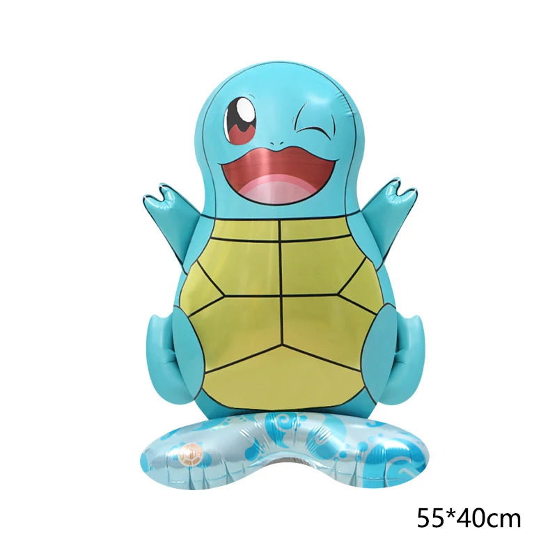 Pokémon Gift Bags – Pikachu Theme Birthday Party Packing Bags for Balloons, Candy, Snacks & Kids Party Favors (Charmander & Squirtle Design)