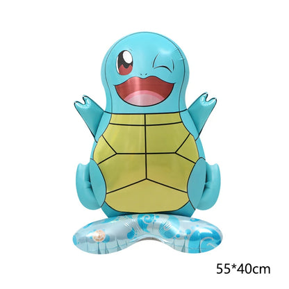 Pokémon Gift Bags – Pikachu Theme Birthday Party Packing Bags for Balloons, Candy, Snacks & Kids Party Favors (Charmander & Squirtle Design)