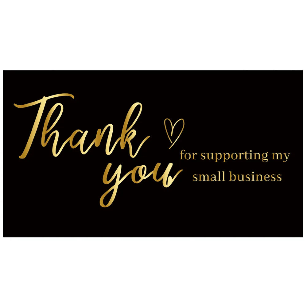 10–50PCS Thank You for Your Order Cards – Small Business Customer Appreciation Greeting Cards for Shopping & Purchase Orders