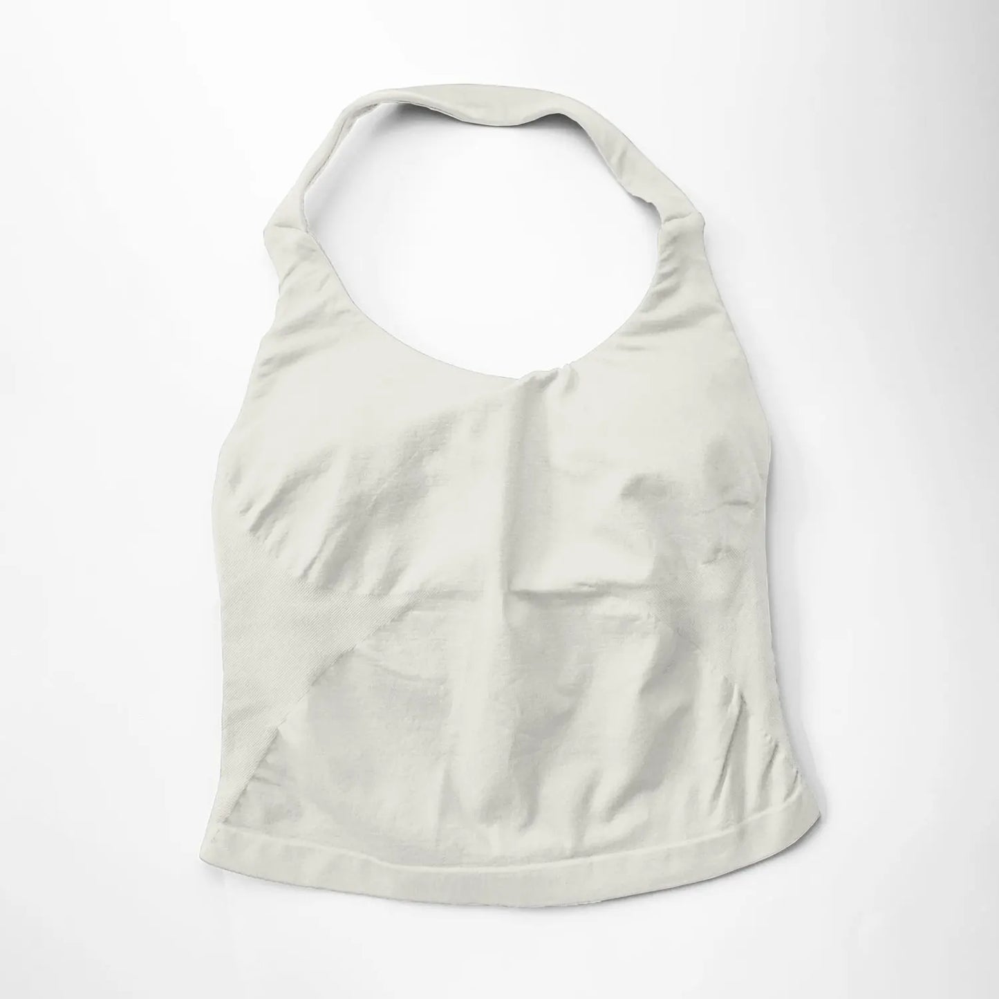 Top Deportivo Largo con Tiras para Mujer NCLAGEN – Top Halter Acolchado para Gimnasio, Yoga, Pilates, Correr y Entrenamientos de Fitness