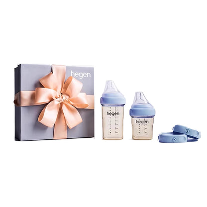Hegen Original PPSU Baby Bottle Gift Set with Storage Lid, Pacifier & Water Bottle
