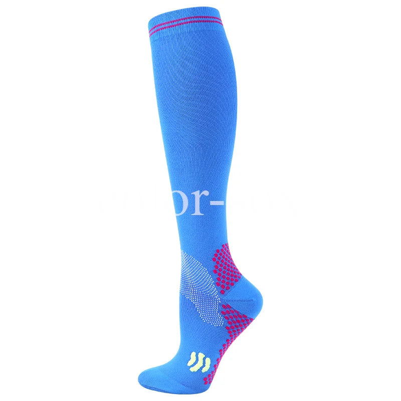 Compression Socks 20–30mmHg Knee High Support Stockings for Men & Women – Running, Cycling & Varicose Vein Relief (EU 36–50)