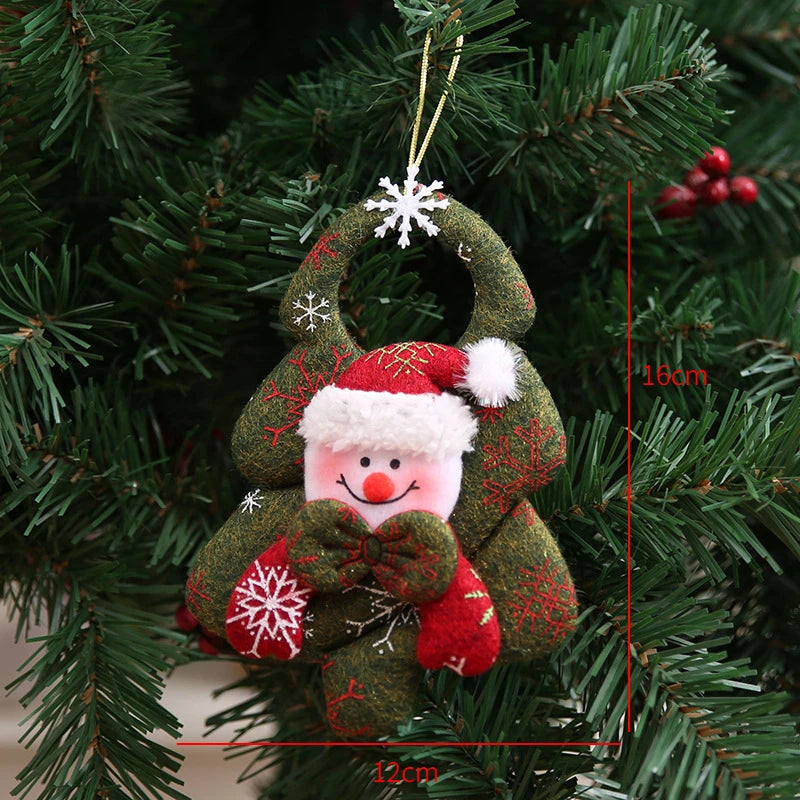 Red Star Christmas Tree Ornament – DIY Hanging Pendant Decoration for Xmas, New Year Party, Home Decor & Holiday Gifts