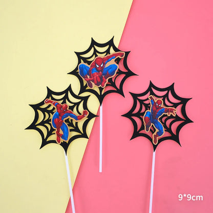 Red Superhero Spider Theme Party Supplies – Disposable Cups & Plates, Paper Tablecloth & Festive Decorations for Kids' Birthdays & Baby Showers