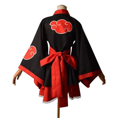 Anime Kimono Cosplay Dress – Girls/Kids Halloween Costume (Festival & Carnival Outfit, Women’s Masquerade Suit)