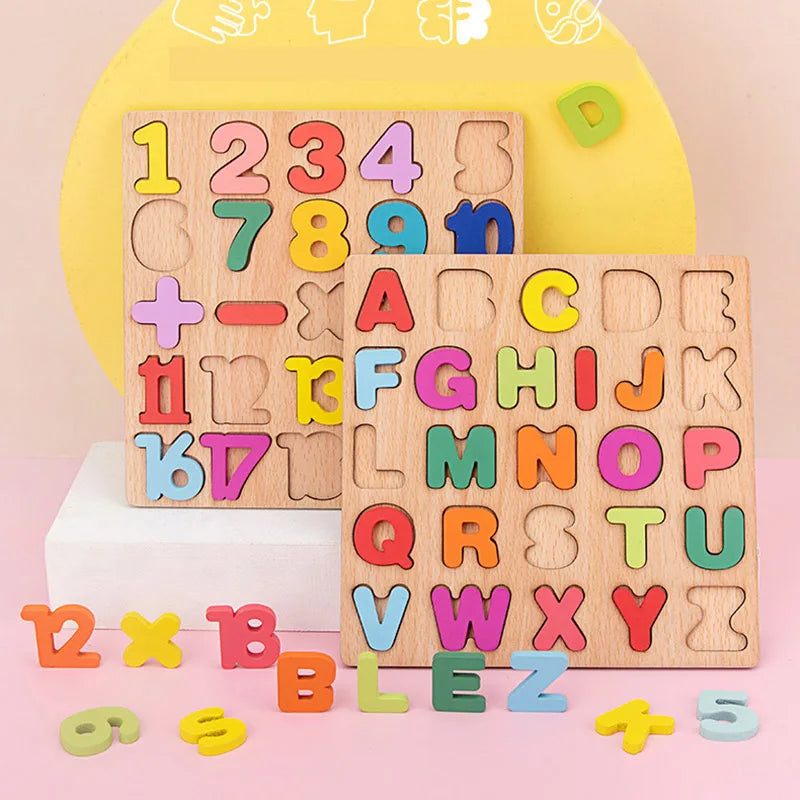 Jouet de puzzle en bois Montessori pour bébé – Jeu d'apprentissage éducatif pour les tout-petits de 1 à 3 ans, activité de développement cérébral d'association de formes pour enfants, cadeau d'anniversaire et jouet d'apprentissage précoce