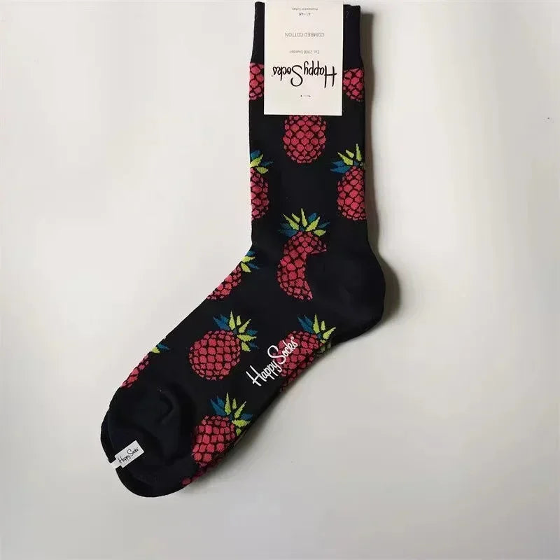 2025 Men’s Classic Crew Socks – Cotton Sports Socks for Comfortable Everyday & Athletic Wear, Sizes 41–46